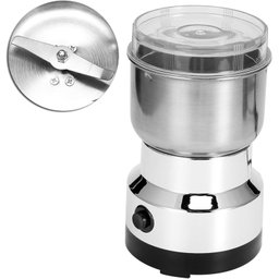 Moedor doméstico mini pulverizador elétrico de ervas de aço inoxidável lâmina 110V - 6