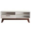 Ver imagem 2 de Rack para Tv 55 Polegadas Lín 1 Porta - Branco Fosco