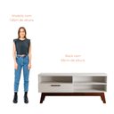 Ver imagem 4 de Rack para Tv 55 Polegadas Lín 1 Porta - Branco Fosco