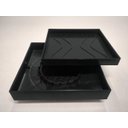 Ver imagem 3 de Kit 2 Ralo Oculto 15x15 Invisivel para Piso Porcelanato Preto
