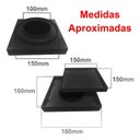 Ver imagem 4 de Kit 2 Ralo Oculto 15x15 Invisivel para Piso Porcelanato Preto
