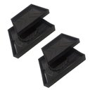 Ver imagem 1 de Kit 2 Ralo Oculto 15x15 Invisivel para Piso Porcelanato Preto