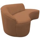 Ver imagem 6 de Sofá Curvo 03 Lugares 210cm Eron Braço Direito Bouclé Terracota - Nexta Casa