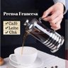 Cafeteira Prensa Francesa Café Leite Chá 350ml Inox - Mimo - 9