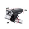 Farol Bike LED Lanterna Sensor de Luminosidade Frontal Luz Noturna a Prova D'Água Guidao Bicicleta - 4