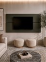 Ver imagem 1 de Painel para TV 180cm Retro MDF Verde Dallas - On Móveis