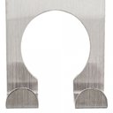 Ver imagem 5 de Gancho Duplo 5x5cm Cabideiro Porta Armário Suporte Multiuso Inox Pendurar Bolsa Toalha Sem Furar