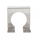 Ver imagem 2 de Gancho Duplo 5x5cm Cabideiro Porta Armário Suporte Multiuso Inox Pendurar Bolsa Toalha Sem Furar