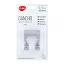 Ver imagem 6 de Gancho Duplo 5x5cm Cabideiro Porta Armário Suporte Multiuso Inox Pendurar Bolsa Toalha Sem Furar