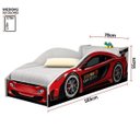 Ver imagem 3 de Cama Quarto Carro Infantil Baú com Colchão Grade de Proteção