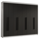 Ver imagem 3 de Guarda-roupa Casal 8 Portas Batentes Venus Madesa