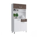Ver imagem 2 de Armário de Cozinha 3 Portas 1 Gaveta Espresso Móveis Branco