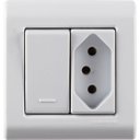 Ver imagem 3 de Caixa de Sobrepor 1 Interruptor Simples 10A 250 V e 1 Tomada 2P+T 20A 250V Tramontina LizFlex Branca