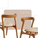 Ver imagem 5 de Mesa de Jantar Soláris 220cm Madeira Tampo Laminado Orgânico com 8 Cadeiras Solaris
