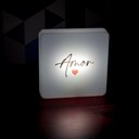 Ver imagem 2 de Luminária Box Slim Amor Usb