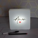 Ver imagem 3 de Luminária Box Slim Amor Usb