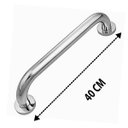 Ver imagem 2 de Barra De Apoio Inox 40 Cm De Parede Para Banheiro Idoso