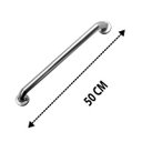 Ver imagem 2 de Barra De Apoio Inox 50 Cm De Parede Para Banheiro Idoso