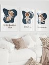 Ver imagem 1 de Kit 3 Quadros Decorativos Infantil Astronauta Espaço No6