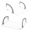 Mini Varal Portátil Secador de Roupas Janelas Varanda Porta Box Banheiro Lavanderia - 2