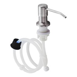 Dispenser Dosador Mangueira Embutir Cuba Suporte Pia Galao Flexivel Cozinha Banheiro Tanque Sabao - 1