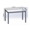Ver imagem 3 de Conjunto Sala de Jantar Mesa 4 Cadeiras Gisele Móveis Muller