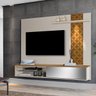 Painel Suspenso Wesel 1,80 cm para TV até 58 Polegadas Carvalho/Off White - Gran Belo - 5