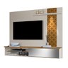 Painel Suspenso Wesel 1,80 cm para TV até 58 Polegadas Carvalho/Off White - Gran Belo - 1