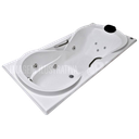 Ver imagem 1 de Banheira Retangular Dubai COMPLETA com hidro em acrílico 220V