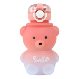 Garrafa de Água Urso 1l Transparente Infantil com Alça - 2