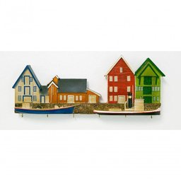 Porta Chaves Decorativo Porto - Praia - 6