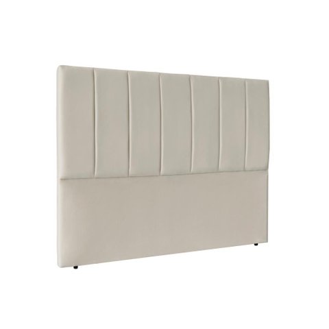Cabeceira Cama Box Casal 160 cm Isis - Bege Suede