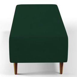Puff Decorativo Sala de Estar Bali W01 Pés Palito 120x50cm Suede Verde Musgo - 7 Puff Decorativo Sala de Estar Bali W01 Pés Palito 120x50cm Suede Verde Musgo - 7