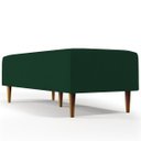 Ver imagem 5 de Puff Decorativo Sala de Estar Bali W01 Pés Palito 120x50cm Suede Verde Musgo