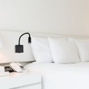 Ver imagem 4 de Arandela Pix Preta Articulável Cabeceira LED 3W 3000K Bivolt