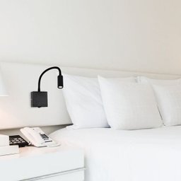 Arandela Pix Preta Articulável Cabeceira LED 3W 3000K Bivolt - 4