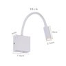 Arandela Pix Branca Articulável Cabeceira LED 3W 3000K Bivolt - 3