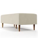 Ver imagem 6 de Kit 2 Puffs Decorativos Sala de Estar Bali W01 Pés Palito 120x50cm Suede Bege
