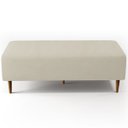 Ver imagem 7 de Kit 2 Puffs Decorativos Sala de Estar Bali W01 Pés Palito 120x50cm Suede Bege