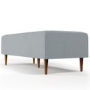 Ver imagem 6 de Kit 2 Puffs Decorativos Sala de Estar Bali W01 Pés Palito 120x50cm Suede Cinza