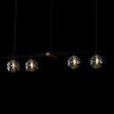 Ver imagem 4 de Pendente Bambu Preto e Bronze Globo Fumê 98cm 4G9 HL017LB Bella