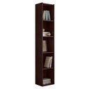 Ver imagem 1 de Estante Livreiro Organizador Multiuso Janaína 5 Nichos Castanho - Desk Design