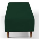 Ver mais imagens de Kit 2 Puffs Decorativos Sala de Estar Bali W01 Pés Palito 120x50cm Suede Verde Musgo