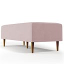 Ver imagem 6 de Kit 2 Puffs Decorativos Sala de Estar Bali W01 Pés Palito 120x50cm Suede Rosê
