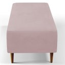 Ver mais imagens de Kit 2 Puffs Decorativos Sala de Estar Bali W01 Pés Palito 120x50cm Suede Rosê