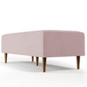Ver imagem 5 de Puff Decorativo Sala de Estar Bali W01 Pés Palito 120x50cm Suede Rosê