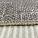 Ver imagem 3 de Tapete Sisal Sintético Cinza 140x200cm Antiderrapante