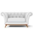 Ver imagem 3 de Sofá 2 Lugares para Sala de Estar Império 1,50M D02 Corano Branco C-12 - LyAM Decor