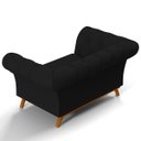 Ver imagem 6 de Sofá 2 Lugares para Sala de Estar Império 1,50M D02 Corano Preto C-05 - LyAM Decor