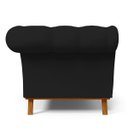 Ver imagem 7 de Sofá 2 Lugares para Sala de Estar Império 1,50M D02 Corano Preto C-05 - LyAM Decor